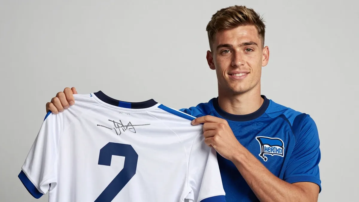Hertha BSC reagierte auf eine freche Trikotbestellung des Influencers Daniel Stricker mit einem Paket, das ein signiertes...