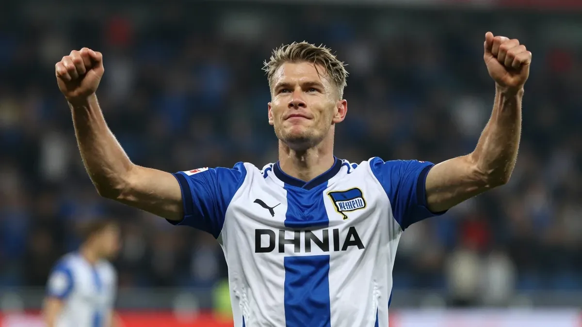 Hertha Berlin: Hertha BSC feiert den dritten Sieg im dritten Spiel und übernimmt die Tabellenführung der 2